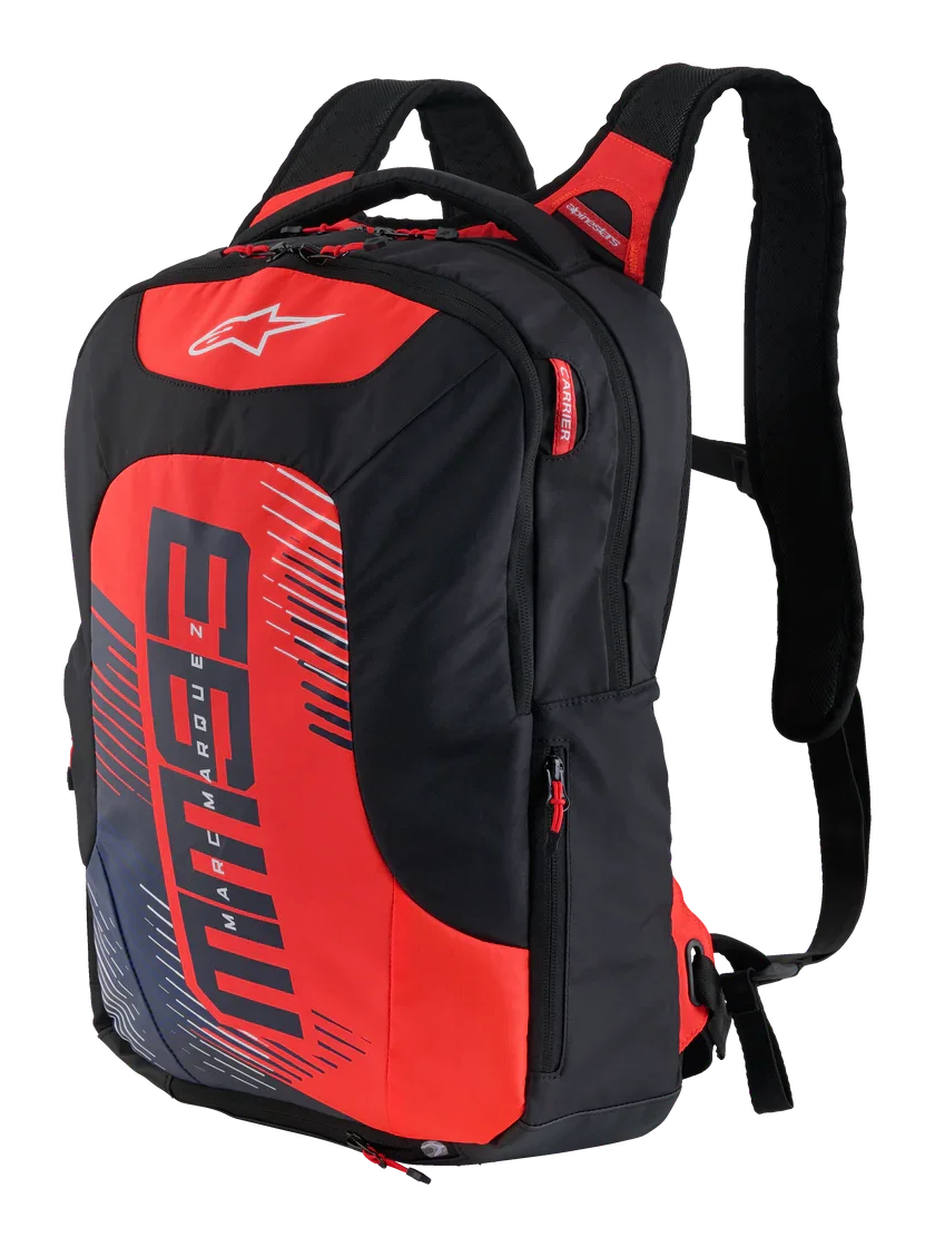 Mochila Alpinestars City Hunter V2 Backpack MM93 Preto/Vermelho